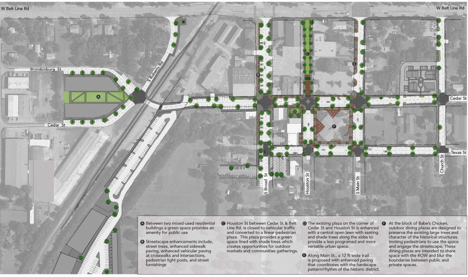 cedar hill tx mixed use development plan